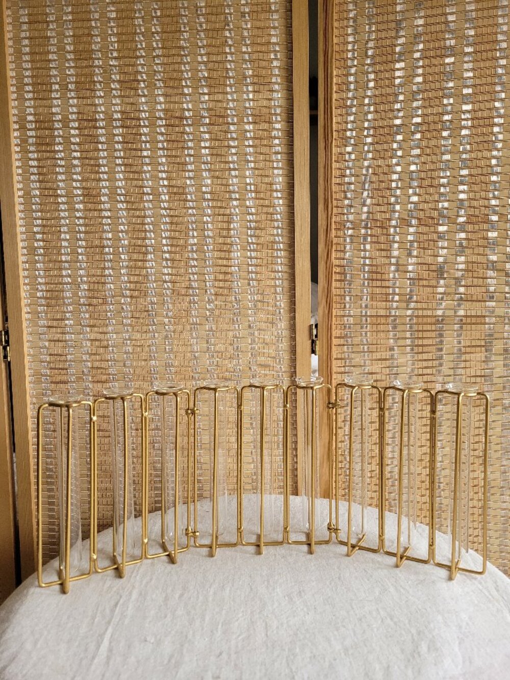 Glass Tubes Floral Home Decor